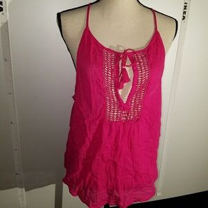cute pink Hollister top